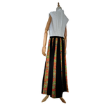 Kimono Long Skirt - Tropical forest -