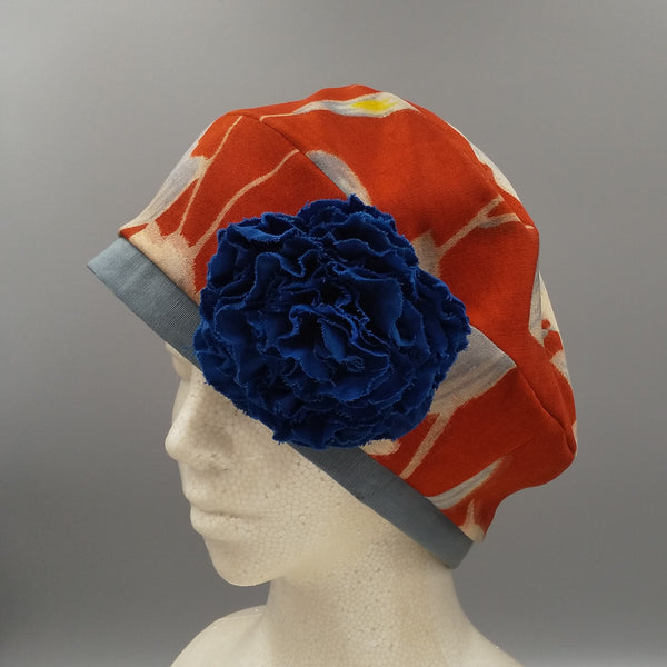 Kimono Beret - Water Flower - - SatoRikko