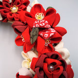 Tsumami Wreath - Red - - SatoRikko