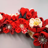 Tsumami Wreath - Red - - SatoRikko