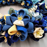 Tsumami Wreath - Blue - - SatoRikko