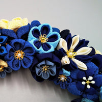 Tsumami Wreath - Blue - - SatoRikko