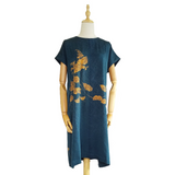 Kimono dress - Golden lace -