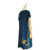 Kimono dress - Golden lace -