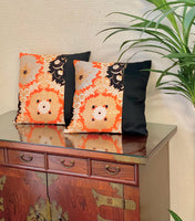 Set of 2 Silk Kimono Cushion Cover - SatoRikko