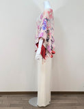 2way Kimono Dress - Pink floral - - SatoRikko