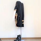 2Way Kimono Dress - Japanese Fan - - SatoRikko