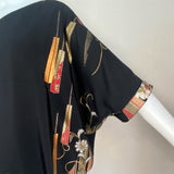 2Way Kimono Dress - Japanese Fan - - SatoRikko