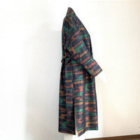 Kimono Coat - Oshima Pongee - - SatoRikko