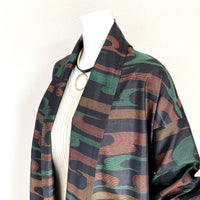 Kimono Coat - Oshima Pongee - - SatoRikko