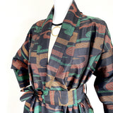 Kimono Coat - Oshima Pongee - - SatoRikko