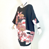 2Way Kimono Dress - Japanese garden -