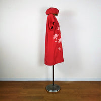 Kimono Dress and Beret -  White Flower - - SatoRikko